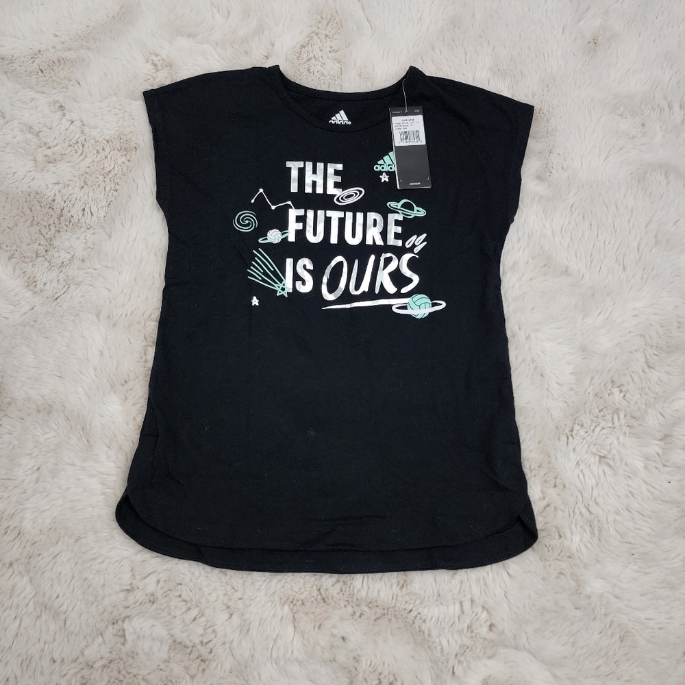 NEW Adidas Summer Girls Short Sleeve T Shirt